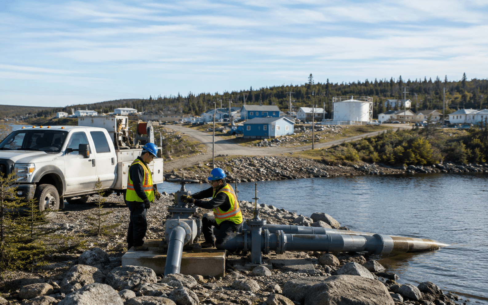 Northern Manitoba infrastructure and industrial site operations