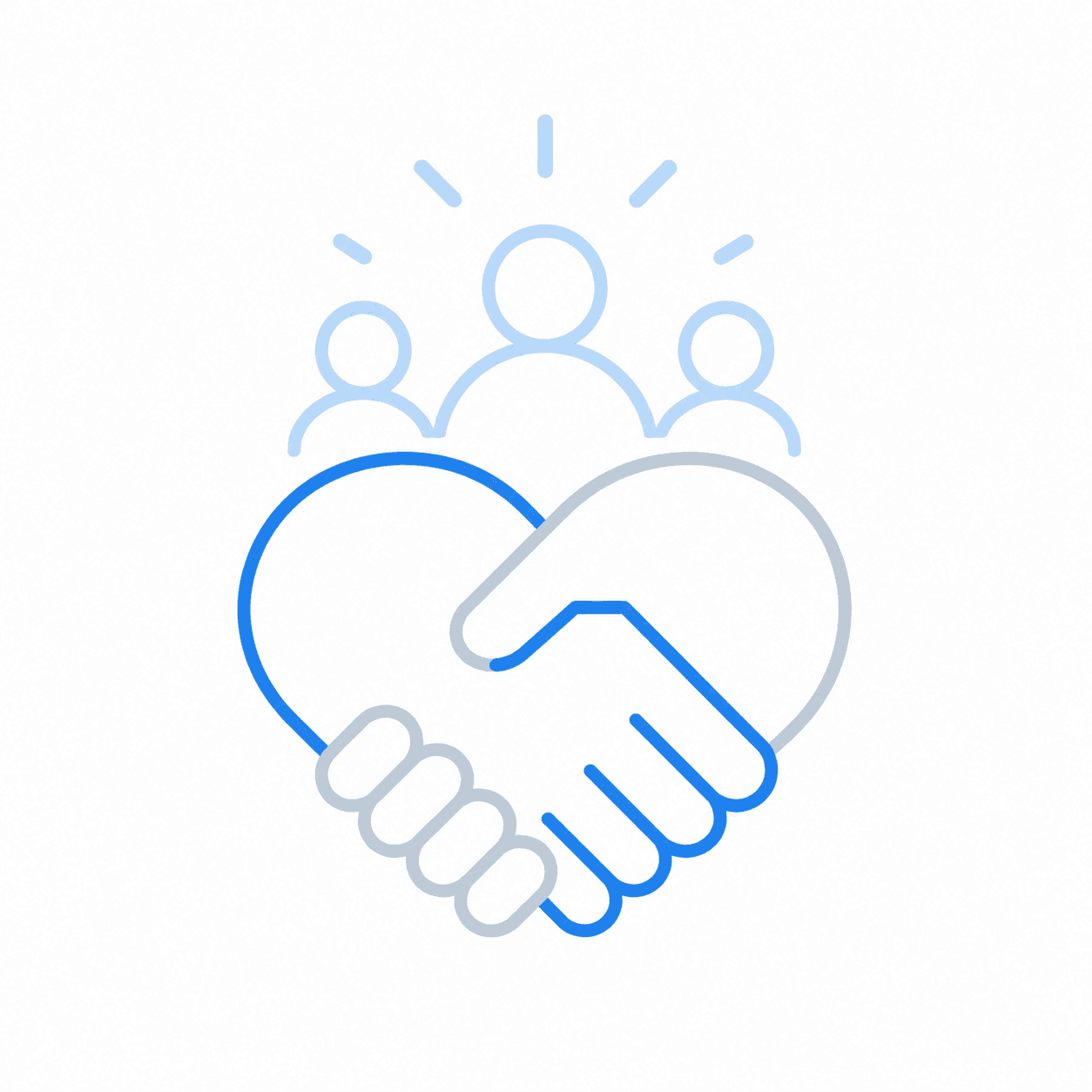 Respectful Indigenous community partnership icon