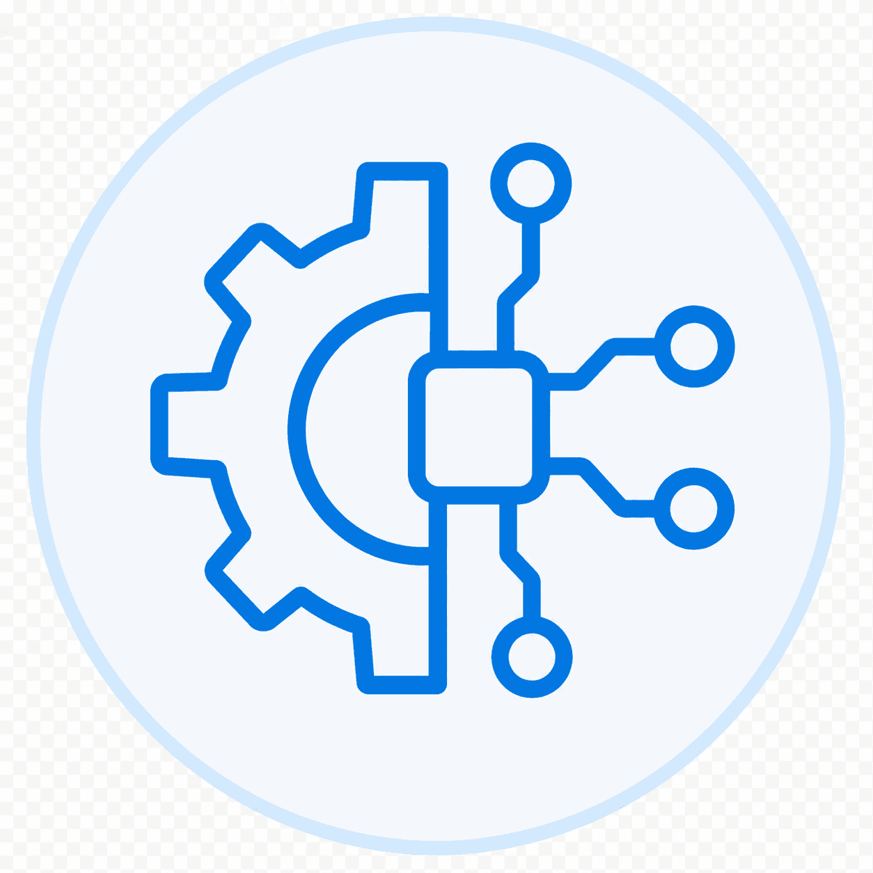 Mechanical, electrical, and PLC icon