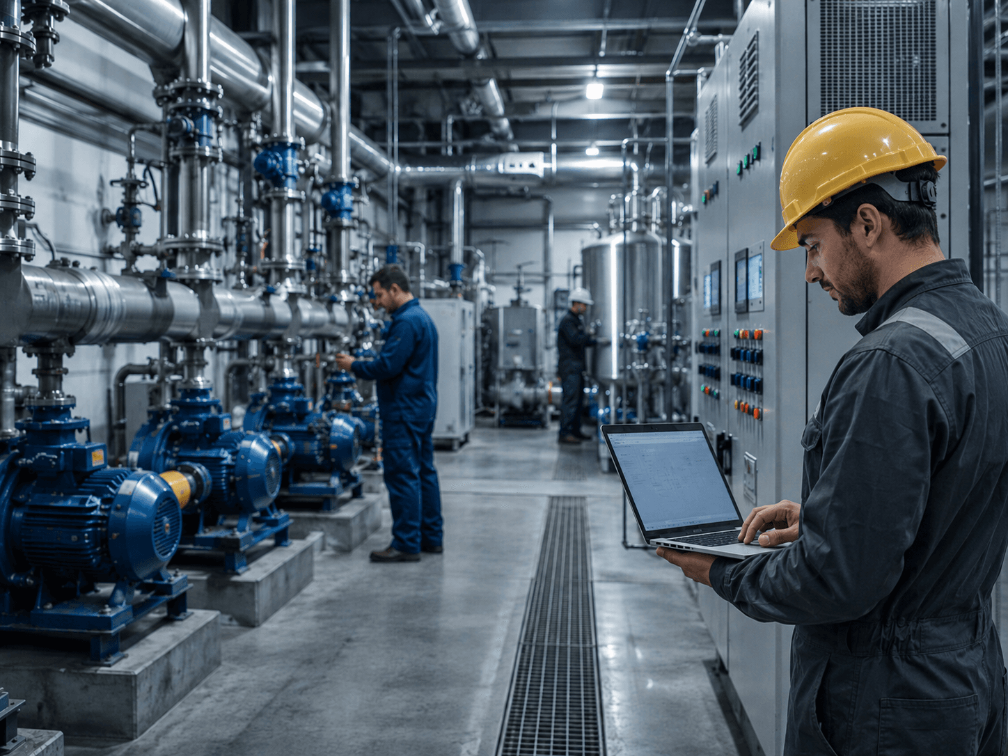 Industrial facility equipment and service environment
